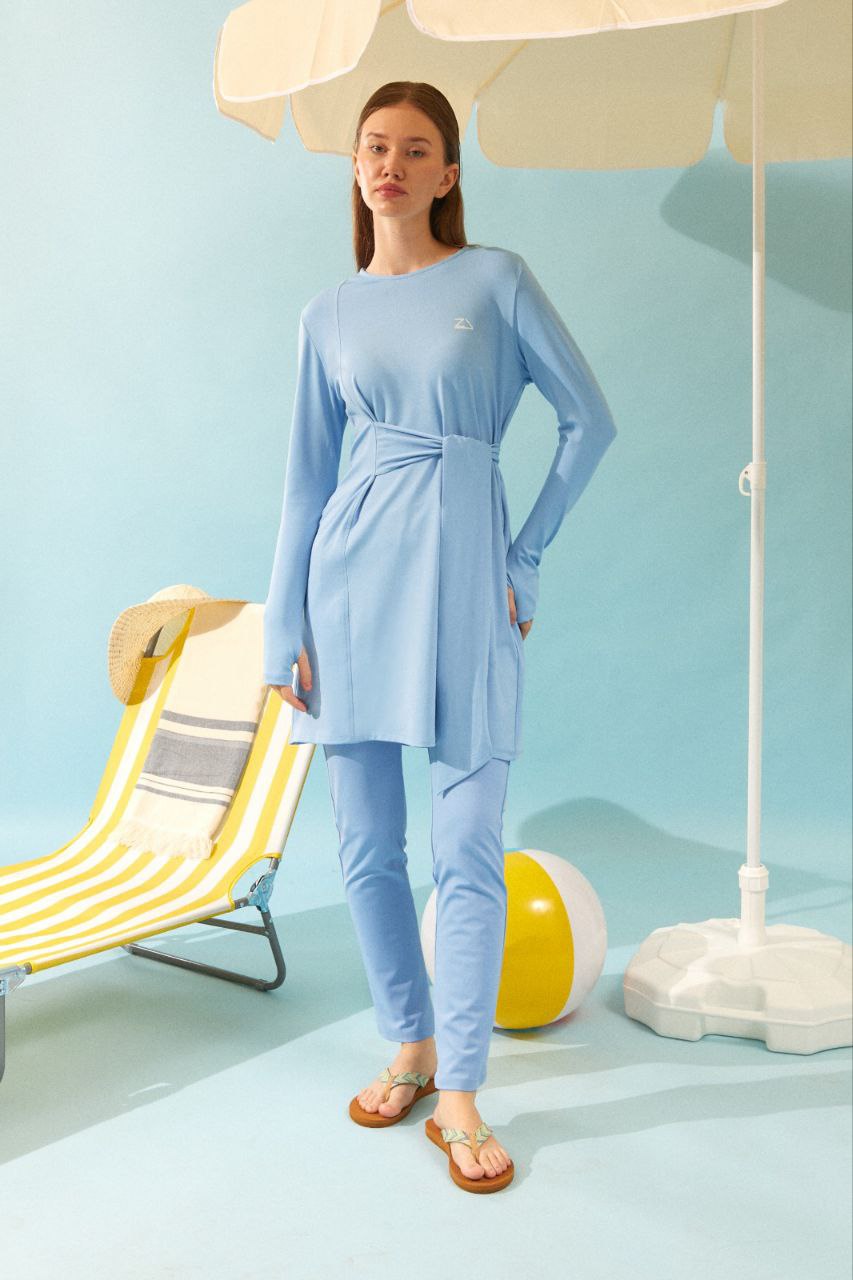 Burkini svijetlo plavi