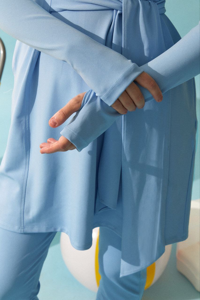 Burkini svijetlo plavi