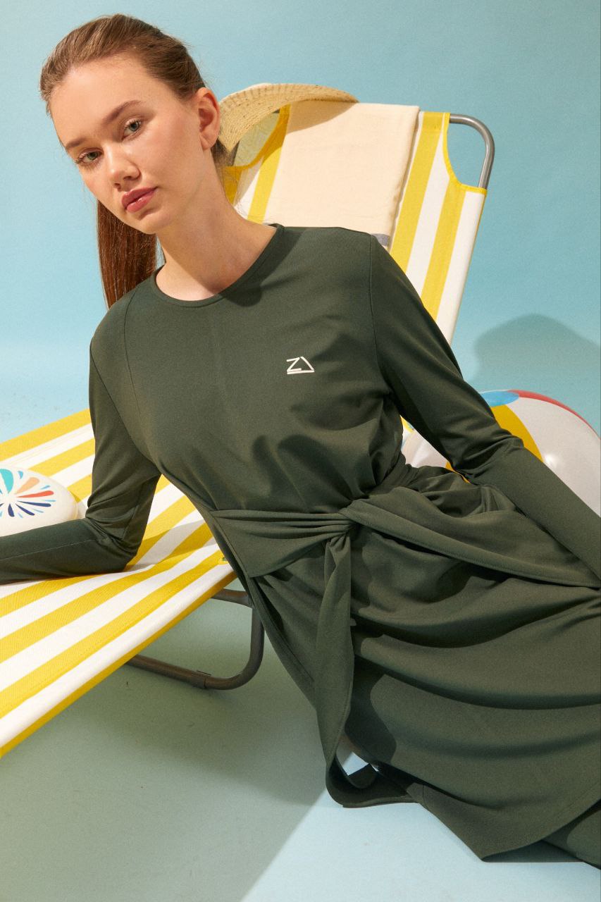 Burkini maslinasto zeleni