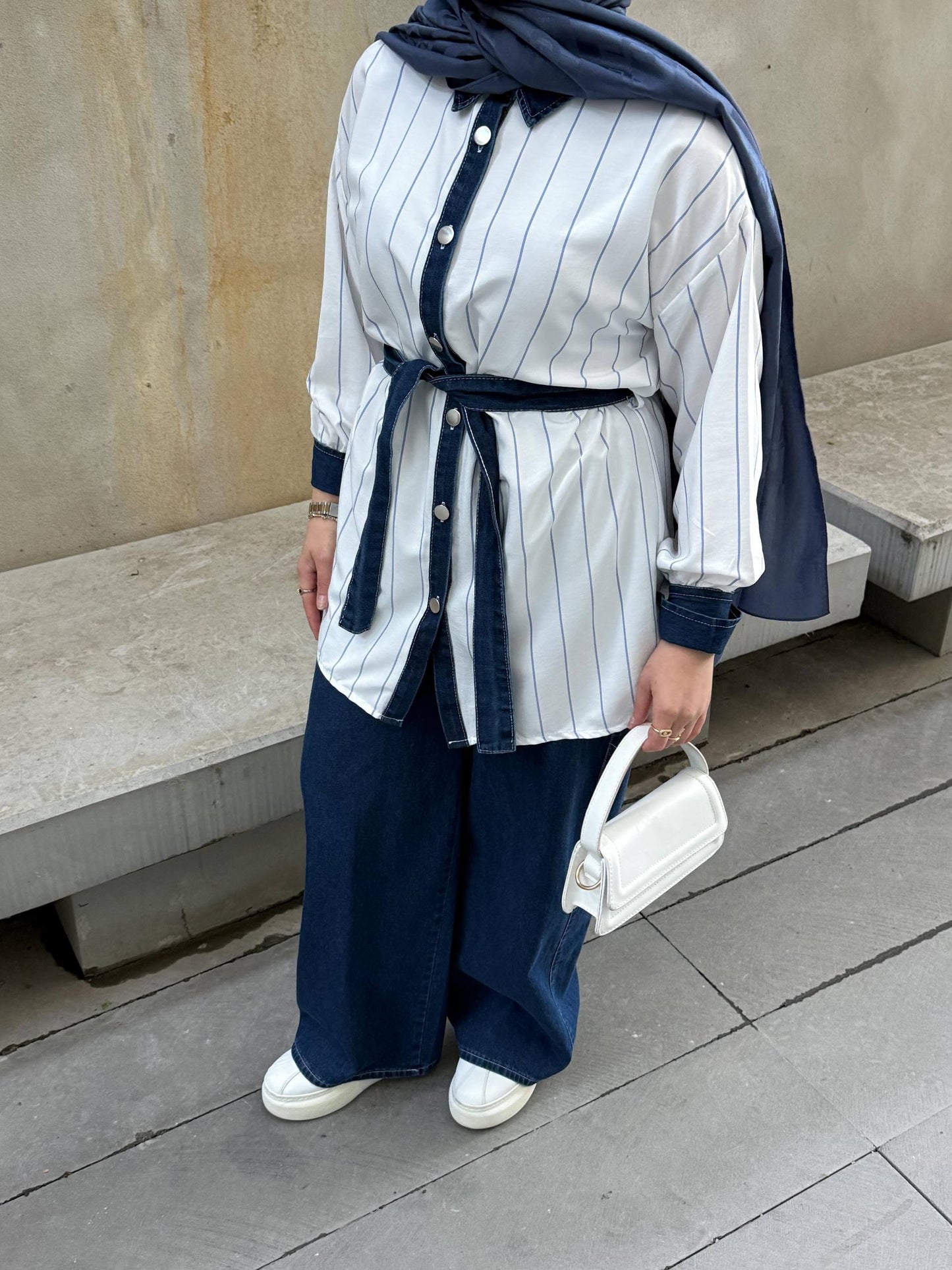 Komplet DENIM kosulja i pantalone tamni