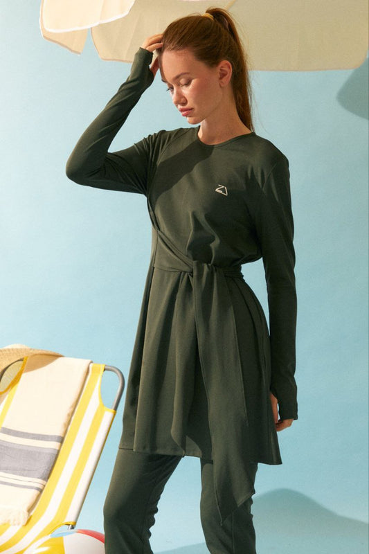 Burkini maslinasto zeleni
