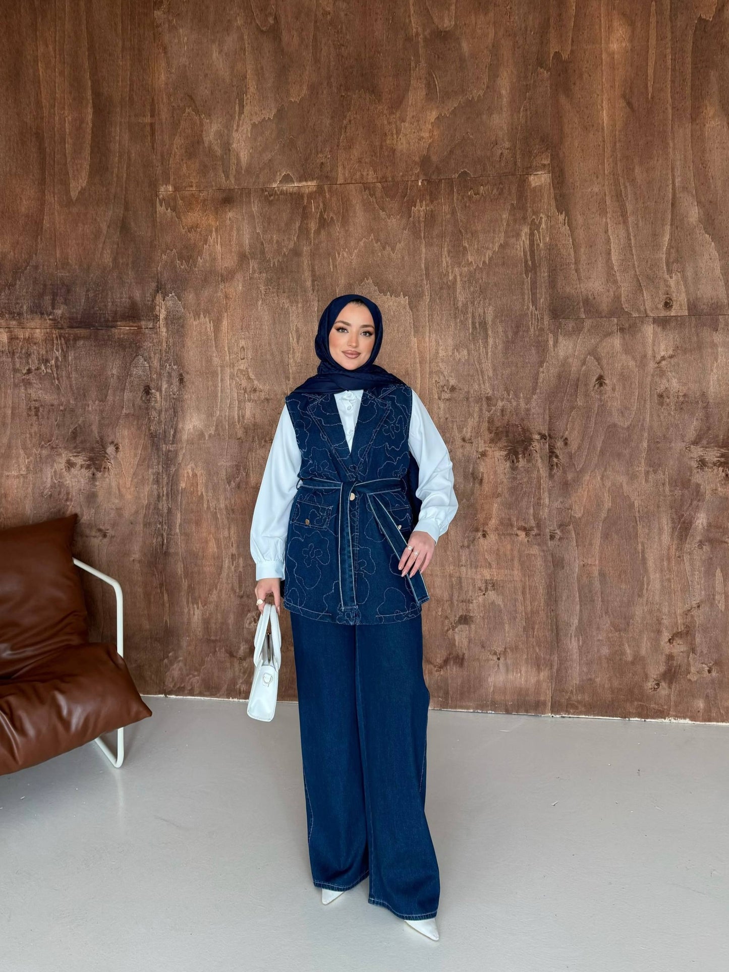 Trodijelni komplet DENIM tamni